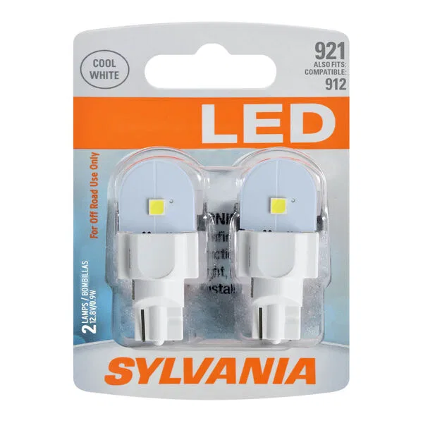 912SL.BP2 – SYLVANIA Center High Mount Stop Light Bulb, 912 LED White 12.8 Volt 0.9 Watt Set Of 2 Blister Pack